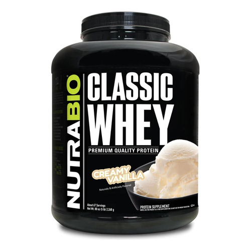 Classic Whey 100% Protein Pure - Nutrabio- 5 Lbs Sabor Creamy Vainilla