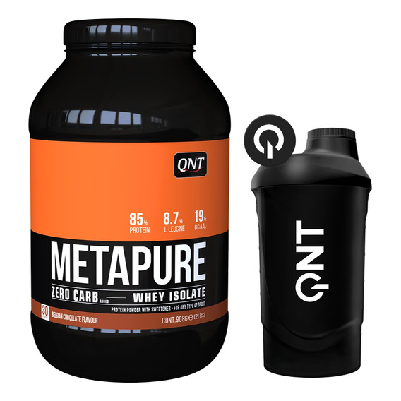 Proteína Metapure Whey Isolate Zero Carb 908 Grs + Shaker