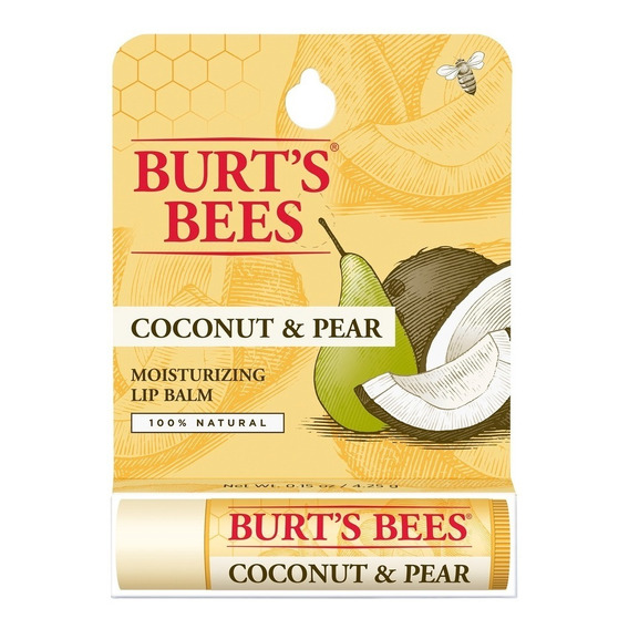 Bálsamo Labial Burt's Bees Coco Y Pera En Blister