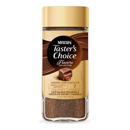 Café soluble Taster's Choice Flavors caramel dark chocolate 100g