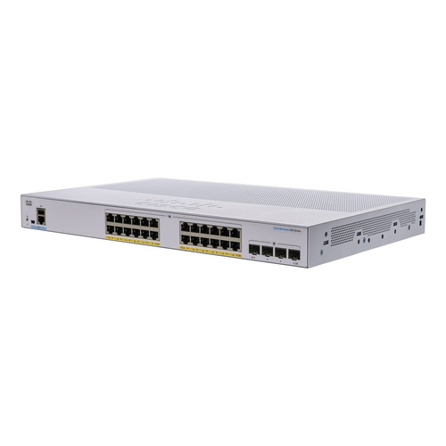 Cisco Cbs250-24p-g, 24 Puertos Poe Giga Administrable 4 Sfp