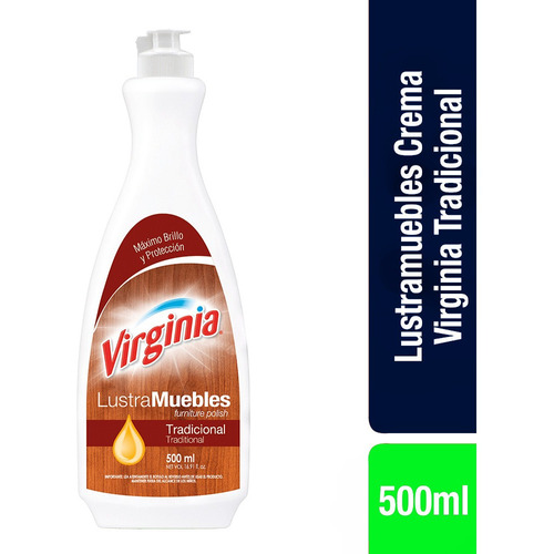 Virginia Lustramuebles Crema Tradicional 500 Ml