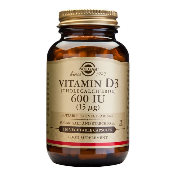 Vitamin D3 600 Iu -120 Vegi-caps