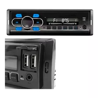 Rádio Aparelho Taytech Bluetooth Usb Aux Mp3 Controle 4x25w