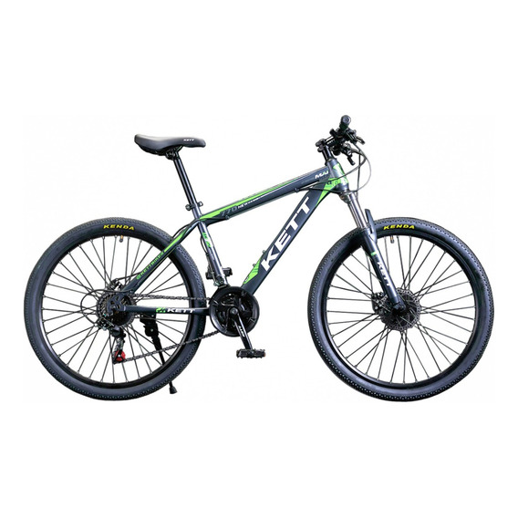 Bicicleta Meka Kett Rodado 27,5 Freno Disco 21 Velocidades Color Verde Tamaño Del Cuadro 27.5