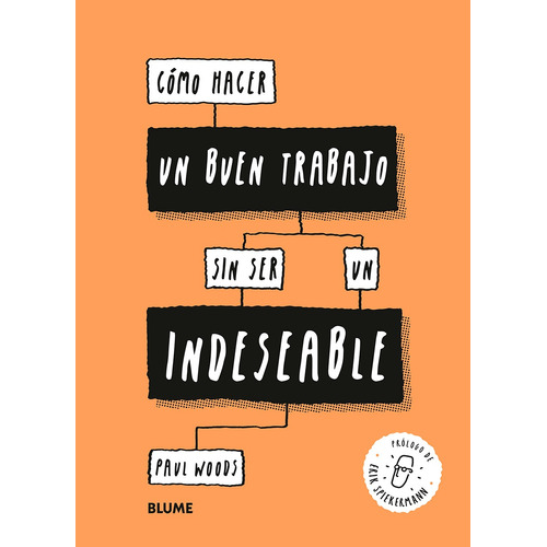 Cómo Hacer Un Buen Trabajo Sin Ser Un Indeseable, De Paul Woods. Editorial Blume, Tapa Blanda, Edición 1 En Español, 2020
