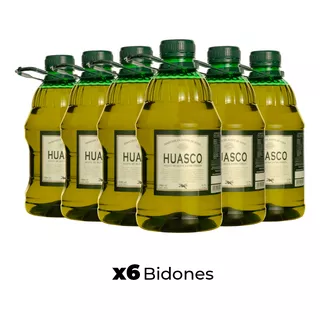 Aceite De Oliva Extra Virgen Huasco 6 X 2000 Ml