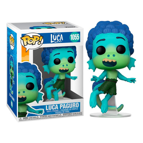 Funko Pop Luca Paguro Triton #1055 Luca Pelicula Disney Pixar Figura De Accion Original