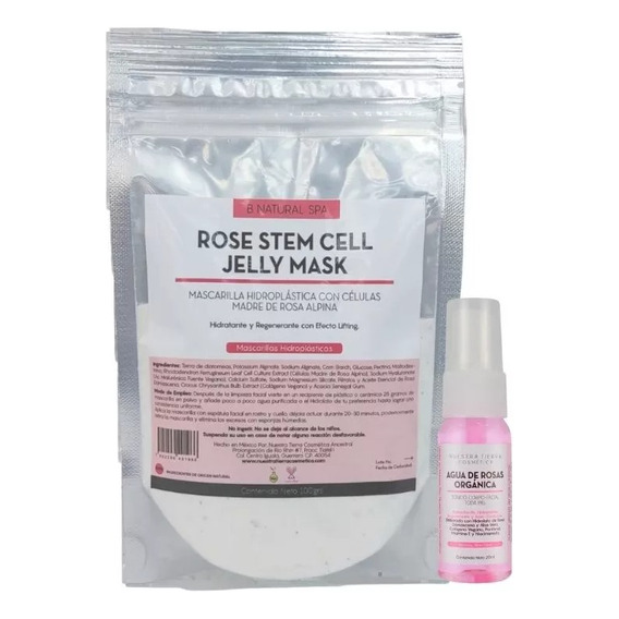 Mascarilla Rose Stem Cell + 1 Agua De Rosas 20ml 