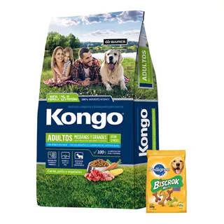 Kongo Comida Perro Adulto 21+3kg+regalo