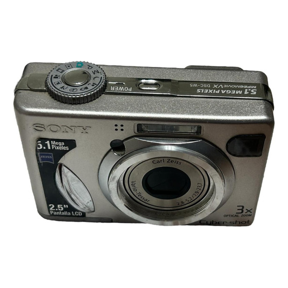 Camara Sony Cyber-shot Dsc W5 Vintage Impecable