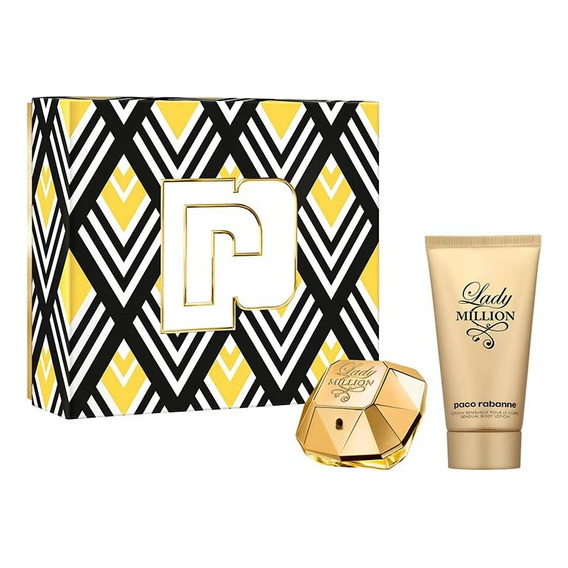 Set Paco Rabanne Lady Million Women Edp 50 + Locion 75 Ml