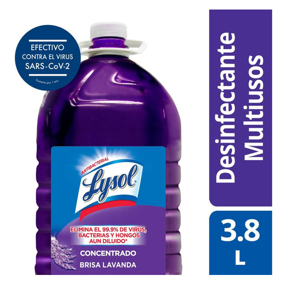 Lysol Desinfectante Para Pisos Lavanda 3785ml