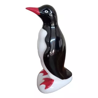 Decoração Pinguim De Geladeira Porcelana 