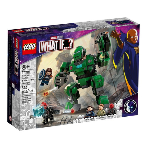 Lego® Marvel - Cap Carter Y El Meca Gigante De Hydra (76201) Cantidad de piezas 343
