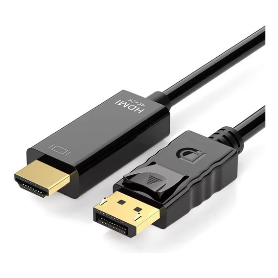 Cable Displayport A Hdmi Dp A Hdmi Pvc Macho 1.8 Metros