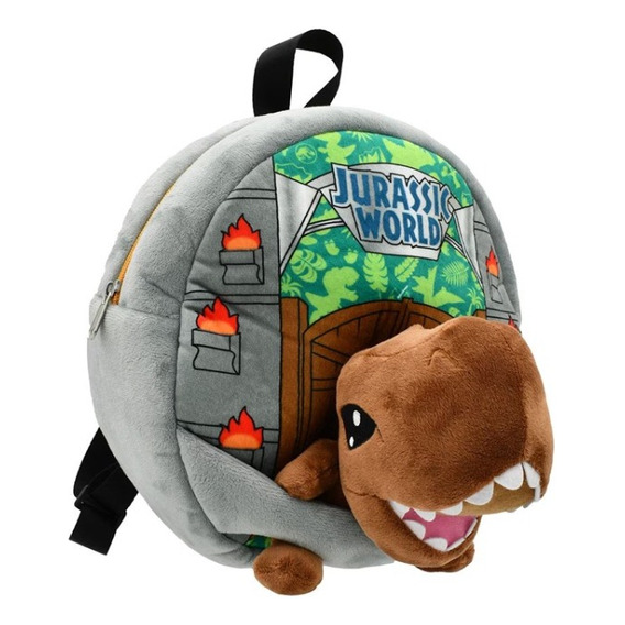 Peluche Dinosaurio Rex Jurassic World Con Mochila Ruz Origin