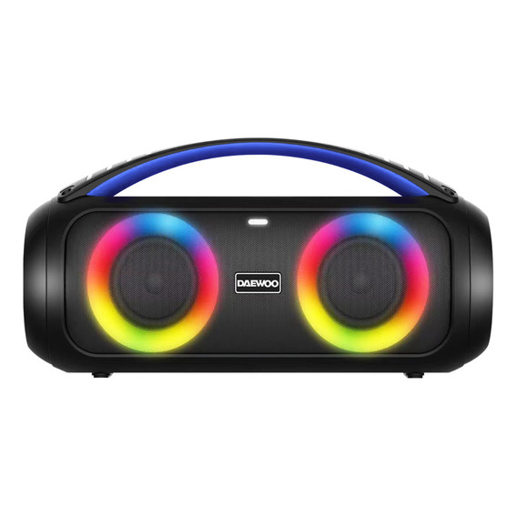 Bocina Bluetooth 3x2 Pulgadas Con Subwoofer Daewoo Beatbox Color Negro