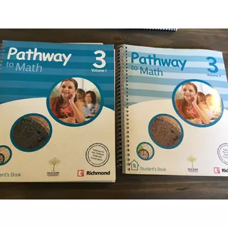 2 Libros Pathway To Math 3 - Volume I Y Ii - Santillana