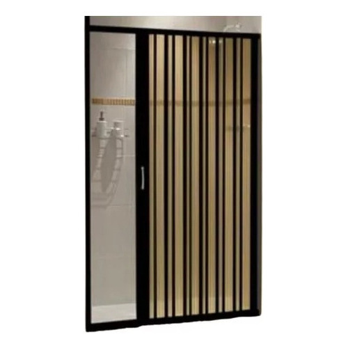 Mampara Baño Plegable Color Negro 85 X 1,85 - Smf 