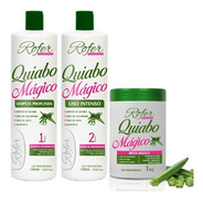 Progressiva Quiabo 2x1l + Botox Quiabo 1k Rofer Profissional