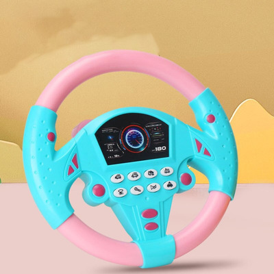 Volante Interativo Grande Infantil Com Sons Streering Wheel