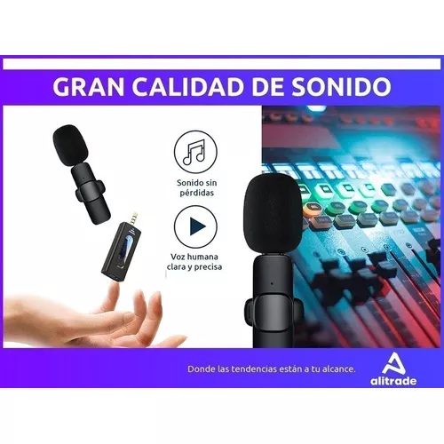 Microfonos Inalambrico Solapa 3.5 Camara Parlante Celular Pc