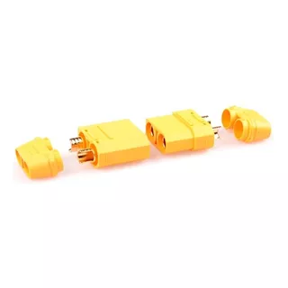 5x Pares Conector Xt90 (90a/h) Com Capa De Isolamento