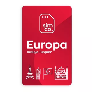 Plan Sim Chip Europa Turquía