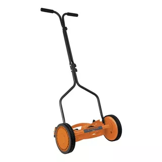 Podadora Manual Cortadora De Grass Cesped 14 Pulgadas Truper Color Naranja Claro