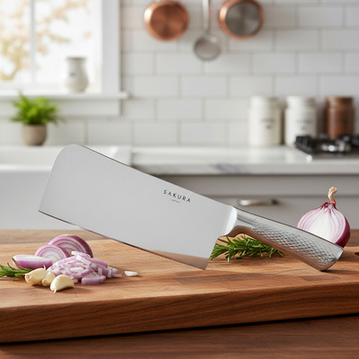 Cuchillo Sakura Hacha Full Stainless Stell 20500-axe P Acero Inoxidable