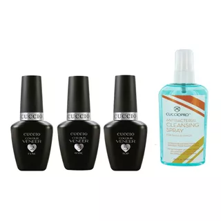 Fuse + Base Em Gel + Top Coat + Cleansing 236ml - Cuccio