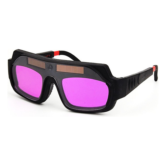Gafas De Soldadura Protectoras Oscurecimiento Automático Color Negro