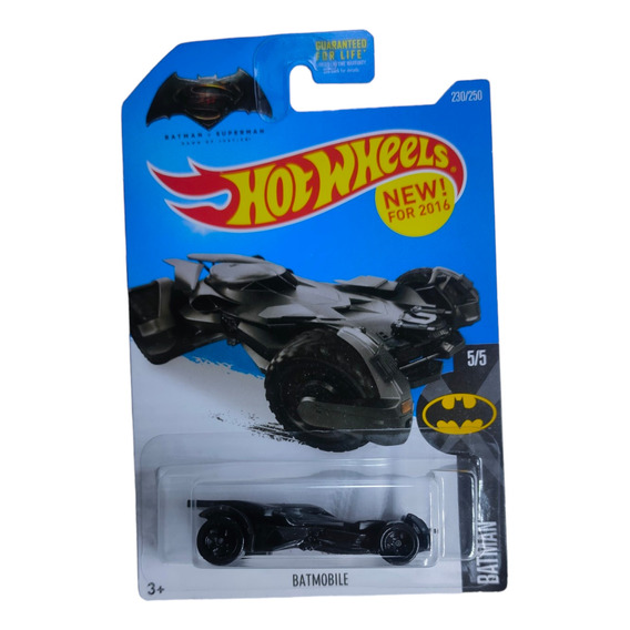Hot Wheels Batman Batmobile 5-5 Batman Vs Superman Negro 