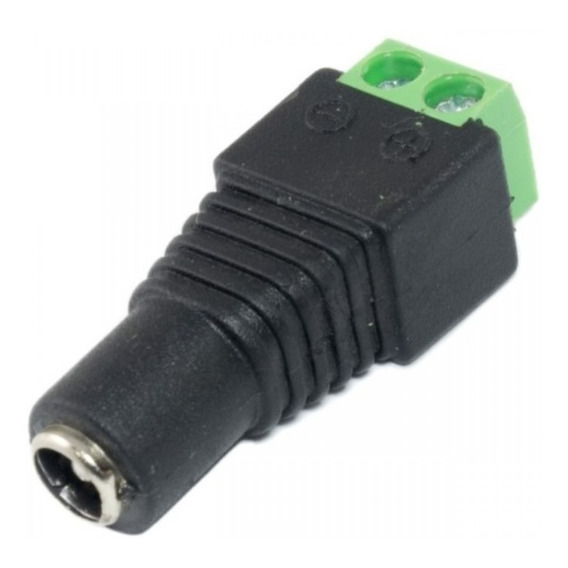 Conector Dc Jack Bornera Para Cctv Hembra X 100 Unidades