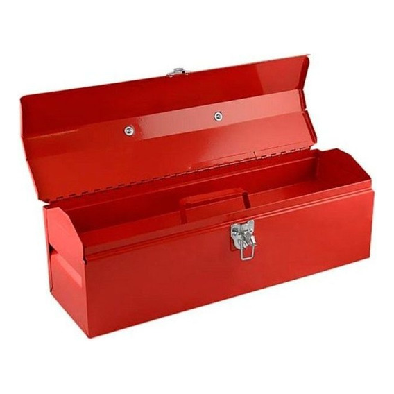 Caja Herramientas Metálica 19 Pulgadas 48x15x16 Cm Color Rojo