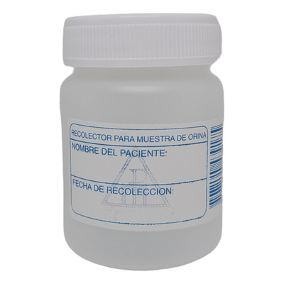  Muestras Frasco Para  Orina  De 60 Ml Paq X 10 Und