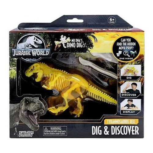 Dinosaurio Tiranosaurio Rex Jurassic World Dig Discover Gel