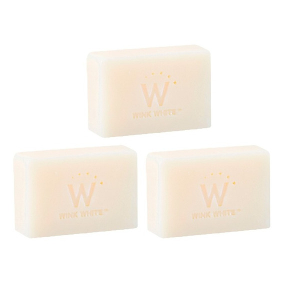 Wink White Soap Jabón Aclarante X 3 Unidades - Oferta