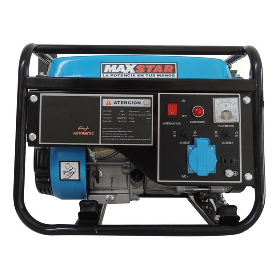 Generador Nafta 1100w 4 Tiempos - Maxstar - 1 Año Garantía