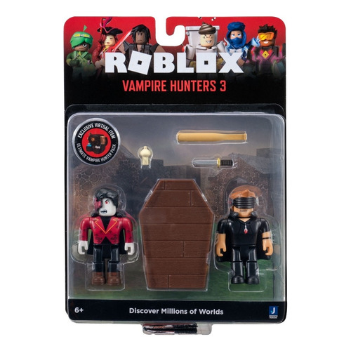 Figura Roblox Vampire Hunters 3 + Item Virtual