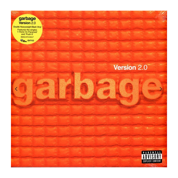 Garbage Version 2.0 Vinilo Nuevo 2lp Musicovinyl