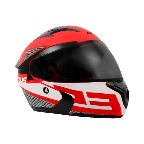 Casco Para Moto Racing 23 Certificacion Dot Color Rojo Tamaño del casco L : 59 – 60 CM