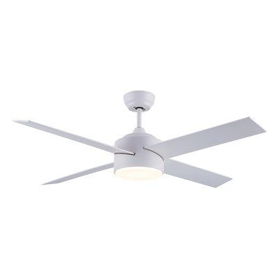 Ventilador Moderno 441a 4aspas 24w Led Dimerizable Blanco