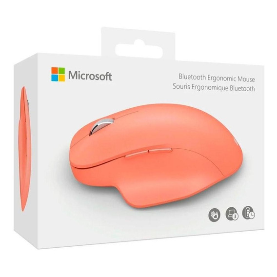 Mouse Microsoft Bluetooth Ergonómico Peach