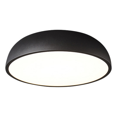 Plafon Led Dakar M Negro 50w Diseño Moderno 50cm Dab