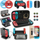 Kit De Accesorios Con Estuche Para Nintendo Switch 20 En 1