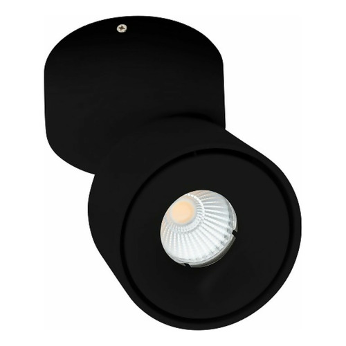 Lámpara De Techo Sobreponer Led 8.4w 30k Acabado Negro Calux