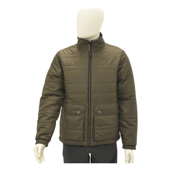 Campera Abrigo Impermeable Acolchada P/ Hombre Parka Reebok