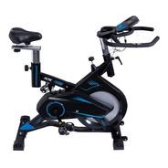 Bicicleta Ergométrica Acte Sports Pro E17 Para Spinning Preta E Azul